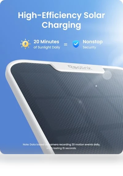 4K Solar Security Camera — Security Cameras, Reolink Digital