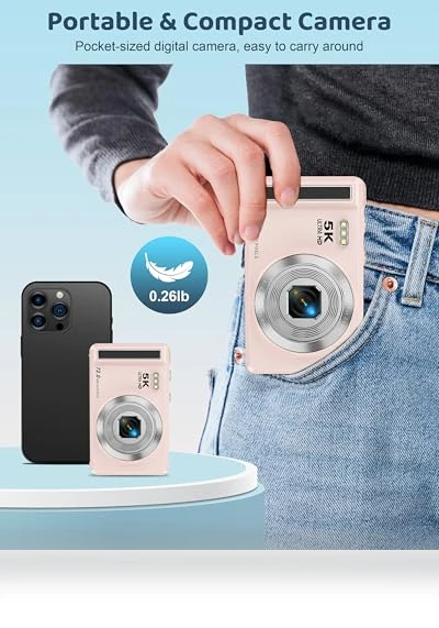 5K Digital Camera — Compact Digital Cameras, Ruwaqart