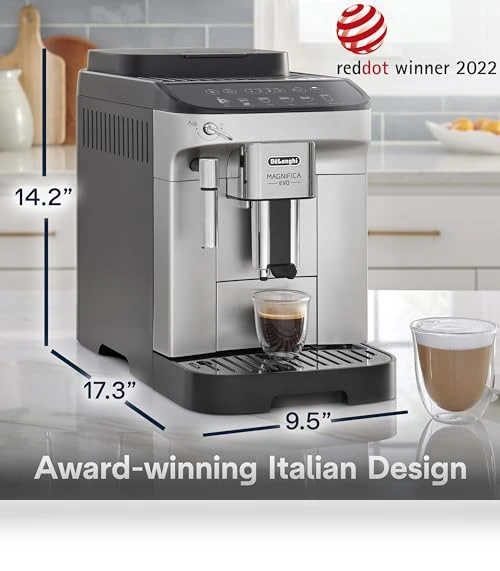 Automatic Espresso & Coffee Machine with Manual Milk Frother — Coffee & Espresso Combos, De'Longhi