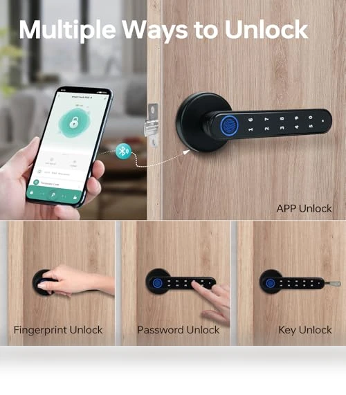 Fingerprint Door Lock — Padlocks & Hasps, LEELEN