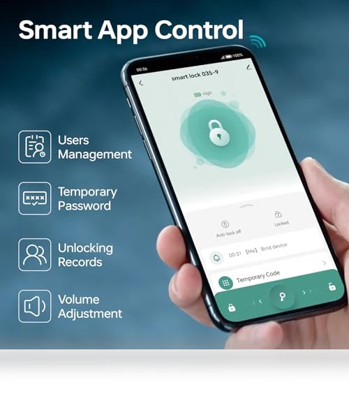Fingerprint Door Lock — Padlocks & Hasps, LEELEN