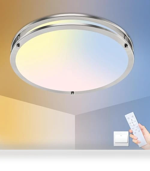 Flush Mount Ceiling Lights with Remote — Overhead Lighting, libtit