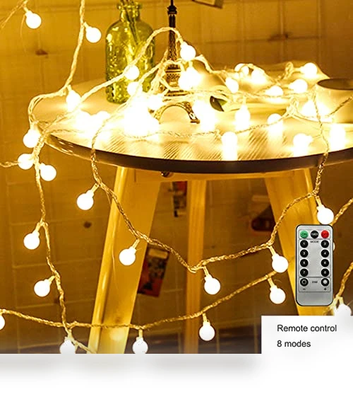 LED Ball String Lights — String Lights, ZIMINGU