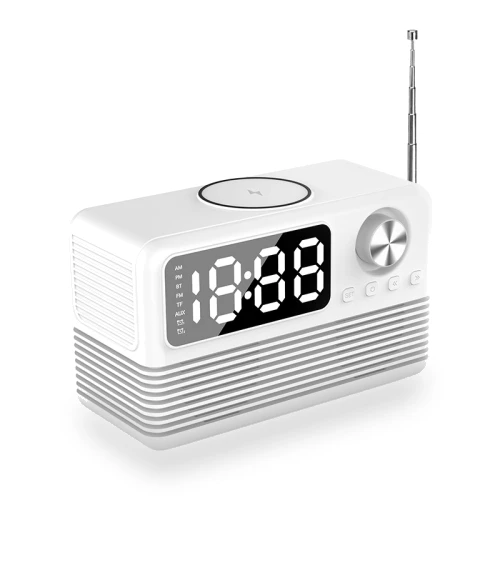 LED Bluetooth Speaker Alarm Clock — Portable Audio