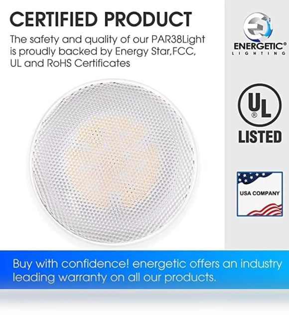 LED Flood Light Bulb — Outdoor Security & Flood Lighting, ENERGETIC SMARTER LIGHTING