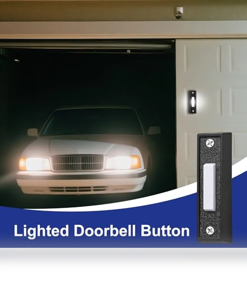 Lighted Doorbell Button — Push Buttons, AUGHOA
