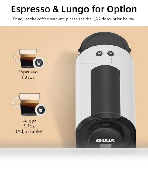 Mini Espresso Machine for Nespresso Original Capsules — Coffee & Espresso Combos, CHULUX