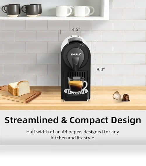 Mini Espresso Machine for Nespresso Original Capsules — Coffee & Espresso Combos, CHULUX