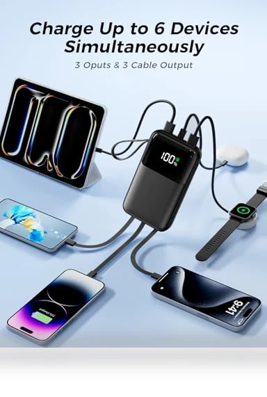 Portable Charger with Built in Cable — Mobile Power Solutions, Anshi Shengying (Shenzhen) Technology Co., Ltd.