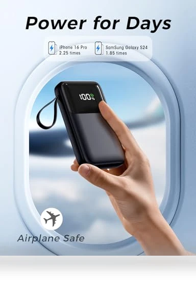 Portable Charger with Built in Cable — Mobile Power Solutions, Anshi Shengying (Shenzhen) Technology Co., Ltd.