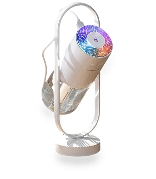 Portable Mini Humidifier with LED Lights — Air Moisturizers, fuliying