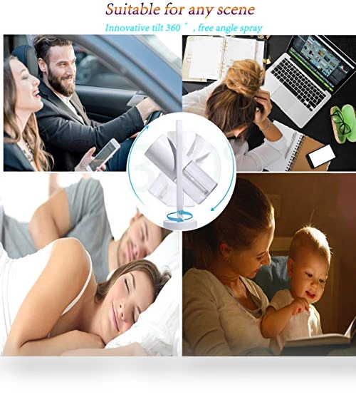Portable Mini Humidifier with LED Lights — Air Moisturizers, fuliying