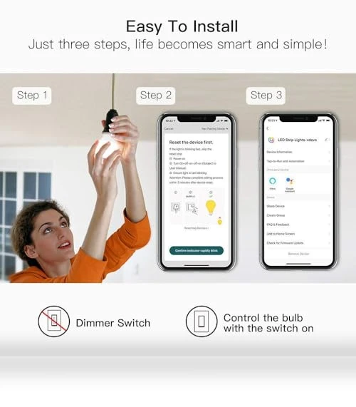 Smart Light Bulbs — LED, TREATLIFE