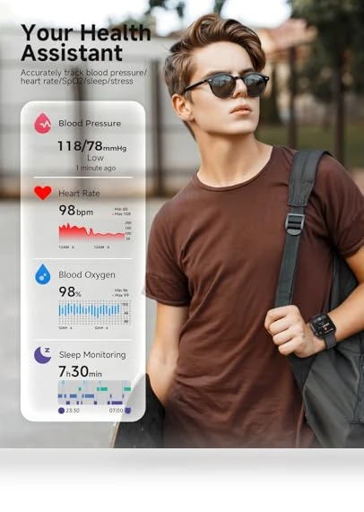 Smart Watch with Health Monitoring — Smartwatches, SOUYIE