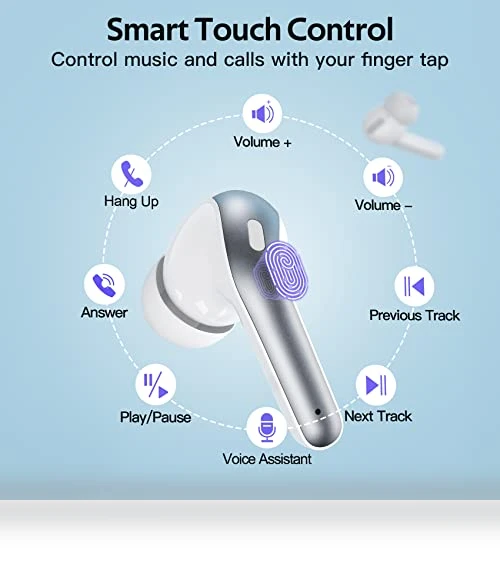 True Wireless Earbuds — In-Ear Headphones, TAGRY