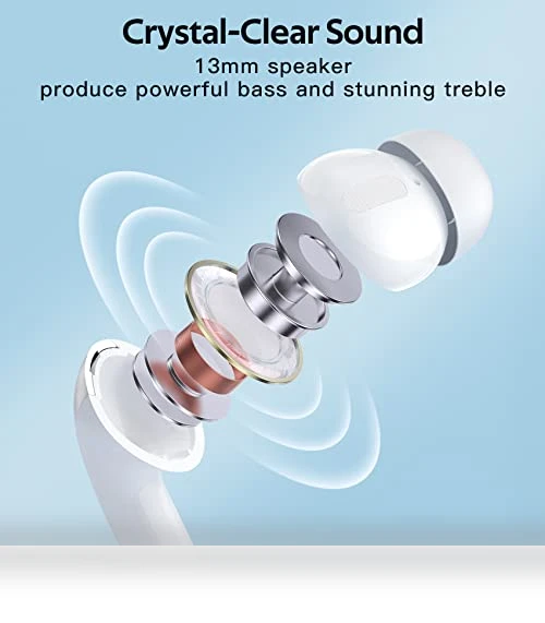 True Wireless Earbuds — In-Ear Headphones, TAGRY