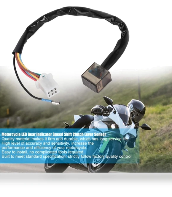 Universal Waterproof LED Digital Gear Indicator — Shift Light