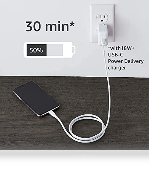 USB-2.0 Type C to Lightning Cable — Lightning, Amazon