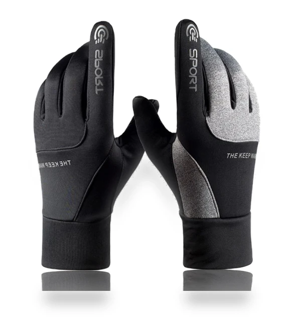 Windproof Waterproof Fleece Gloves for Cycling and Skiing with Touchscreen — Gloves & Mittens, Millioner