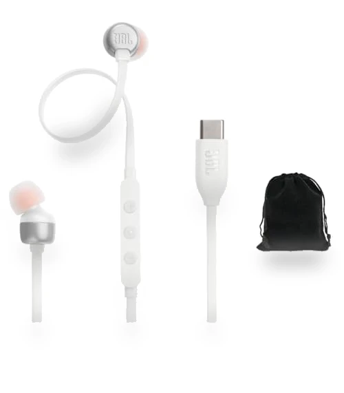 Wired Hi-Res USB-C in-Ear Headphones with Microphone — In-Ear Headphones, JBL