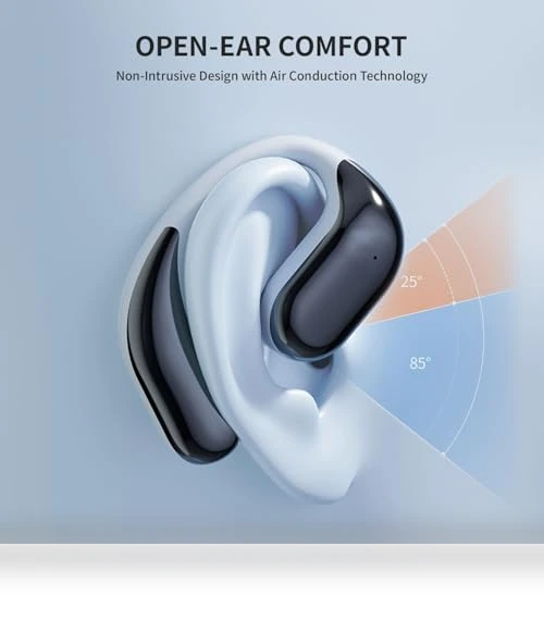Wireless Headset with LED Display — Over-Ear Headphones, OOYY