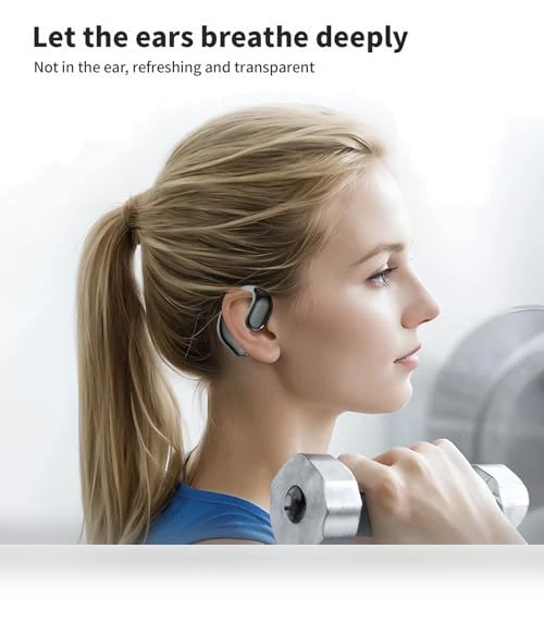 Wireless Headset with LED Display — Over-Ear Headphones, OOYY