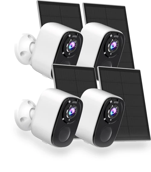 Wireless Outdoor Security Camera with Solar Panel — Security Cameras, Rraycom