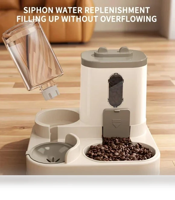2 in 1 Cat Food Water Dispenser — Feeders, Darling Home
