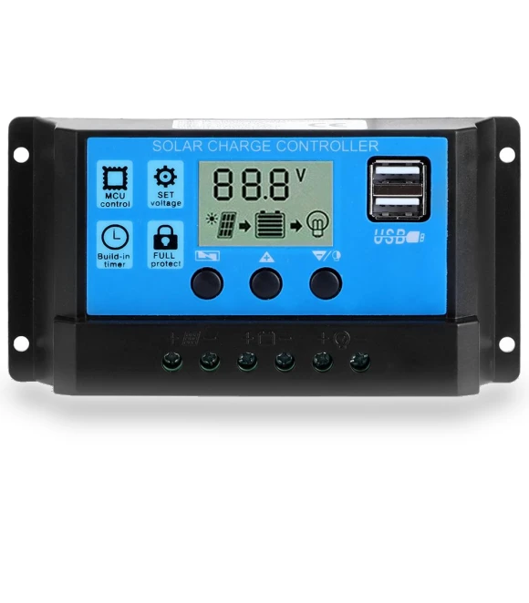50A Controller with LCD Display — Power Management, OutsideWorld