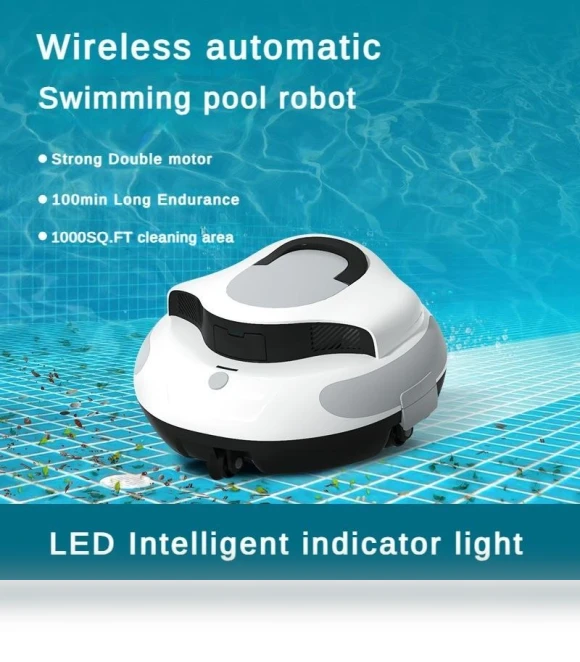 Automatic Wireless Pool Cleaning Robot — Smart Cleaning Robots, Crown Global