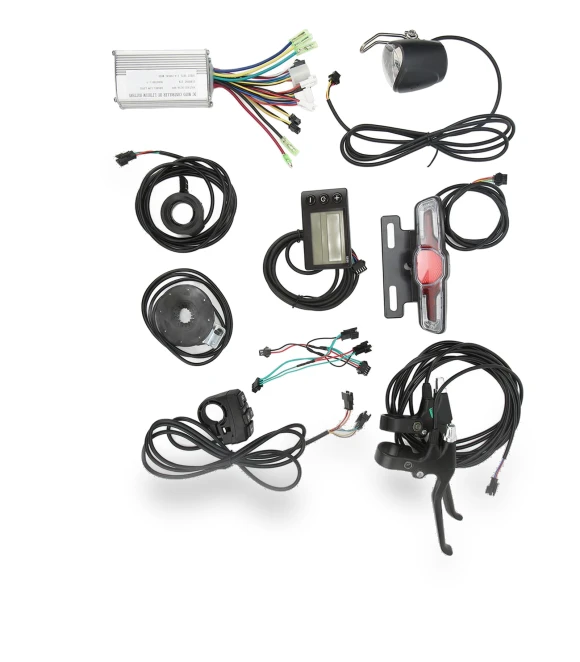 Controller S866 Panel with Headlight, Taillight, Throttle, and Brake Lever Kit — Brake Controls, 3CZY