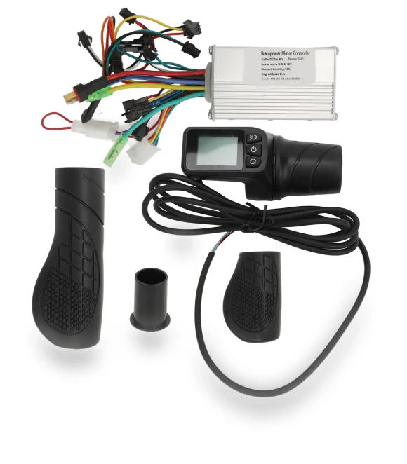E-Bike Controller with LCD Display — Brake Controls, ZY-Sport-N
