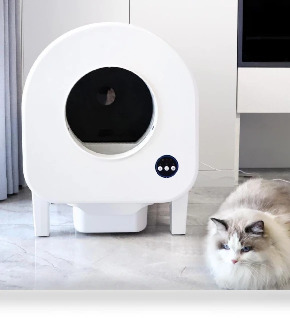 Smart Automatic Cat Litter Box — Waste Bins, Pets Land