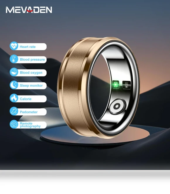 Smart Ring Heart Rate Sleep Blood Oxygen Monitor — Smart Rings, MEVADEN
