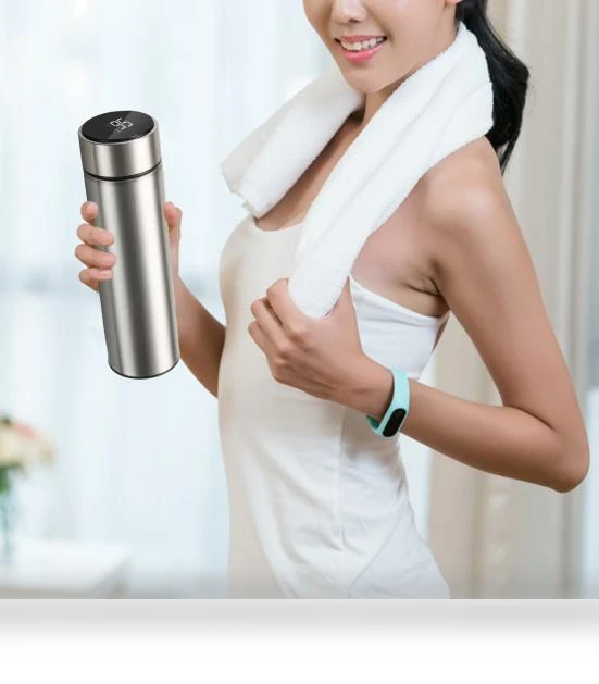 Smart Temperature Display Thermo Mug — Beverage Warmers, Practical Household
