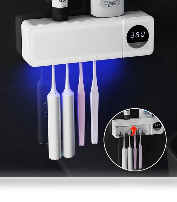 UV Sterilization Toothbrush Holder — Travel Toothbrush Holders, allgoodsnews37
