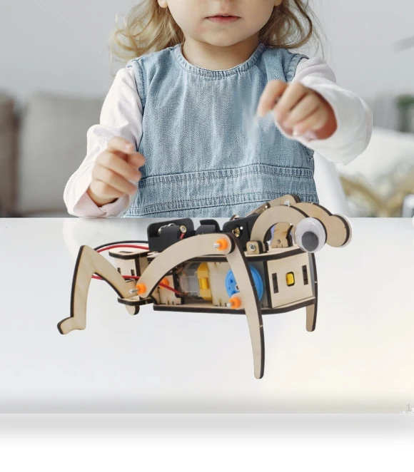 3D Wooden Robot Model Kit — Educational, Deals2019ing