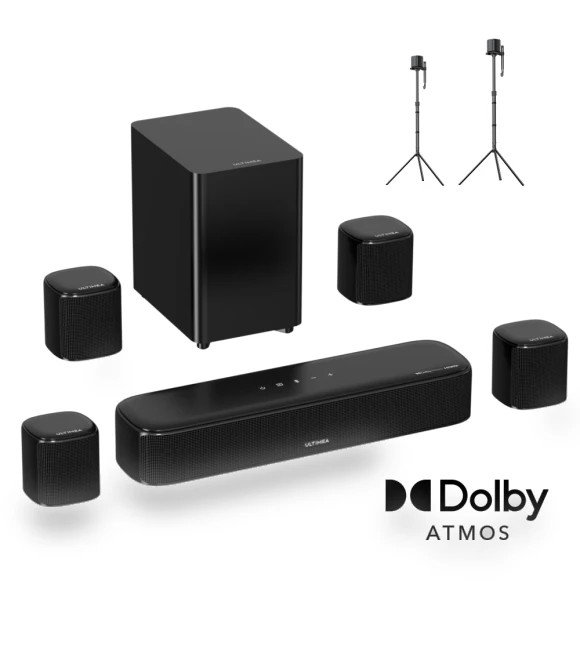 Aura A60 7.1 Soundbar with Speaker Stands — Home Entertainment Systems, Ultimea