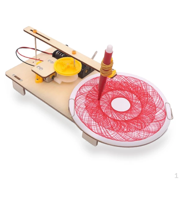 Educational Science Kit Electric Drawing Robot Model — Construction Kits, baby and kids