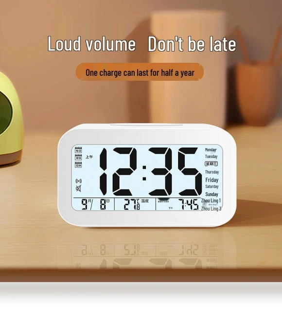 Luminous Silent Smart Alarm Clock — Alarms & Clocks, Deals Supermarket