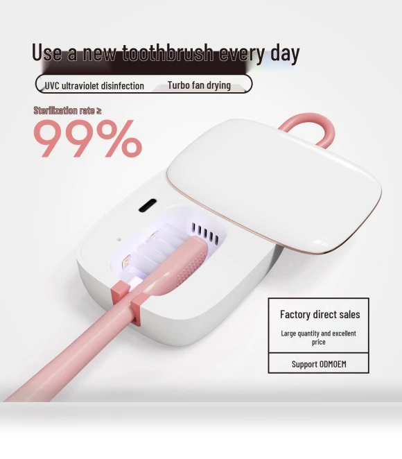 Portable UVC Toothbrush Sterilizer — Travel Toothbrush Holders, Deals Supermarket