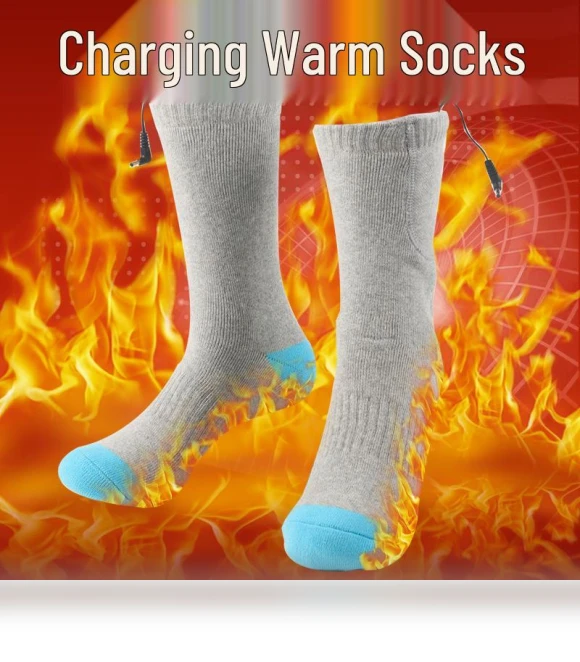 Smart Electric Heated Socks — Leg Warmers, Deals Supermarket