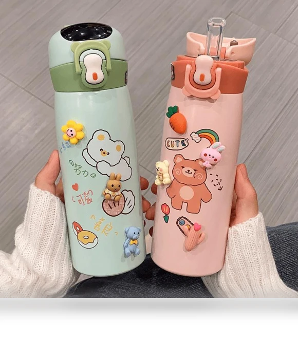 Smart Straw Insulated Water Cup — Hydration Essentials, Deals Supermarket