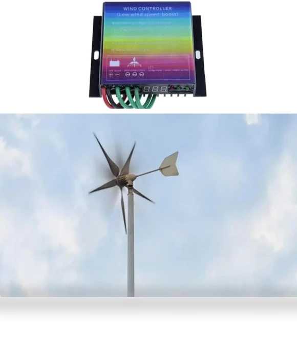 Waterproof MPPT Wind Turbine Charge Controller — Power Management