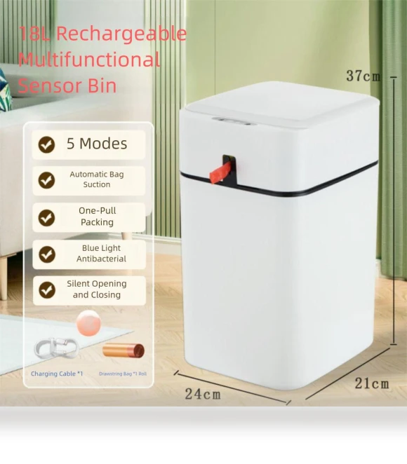 Automatic Induction Motion Sensor Trash Can — Kitchen Cans, Sntyjrmr