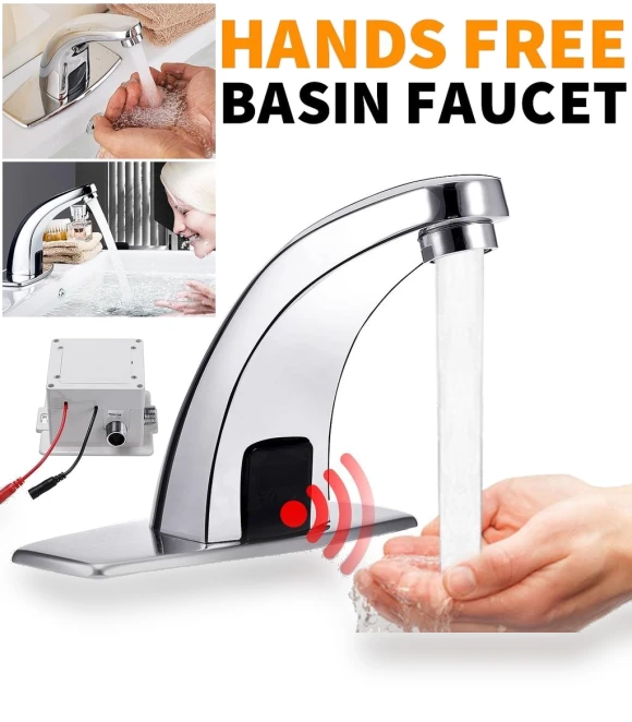 Automatic Infrared Sensor Mixer Tap for Sink — Hands-Free Faucets, The Romantics