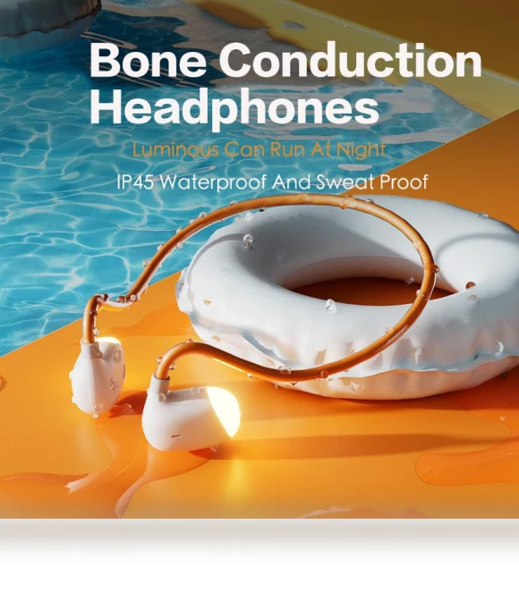 Bluetooth Bone Conduction Sports Headphones — On-Ear Headphones, MiLai Choice
