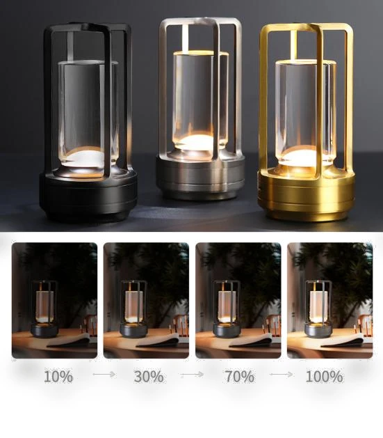 Portable Metal Desk Lamp — Study & Desk Lighting, Blackcurrant