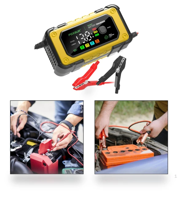 Smart Car Charger with Large Screen — Vehicle Power Solutions, AUTO and MOTO