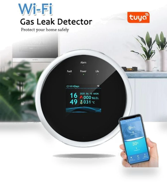 Smart Gas Leak Detector — Gas Safety Equipment, Mksjdfhfyz